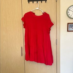 Aura Scarlet Short Sleeve Top